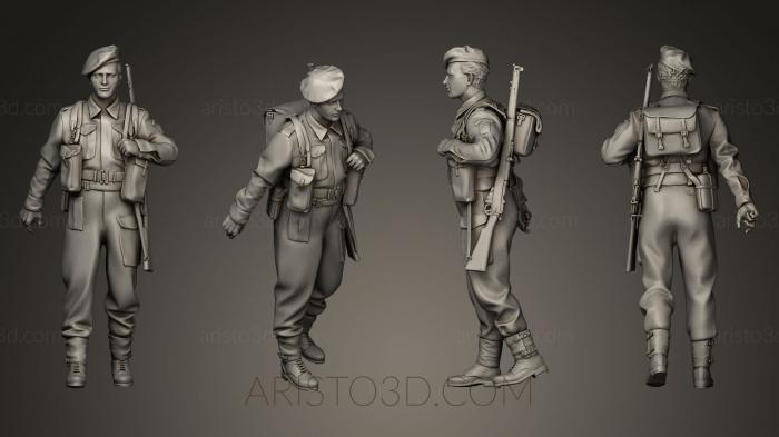 Military figurines (STKW_0027) 3D model for CNC machine